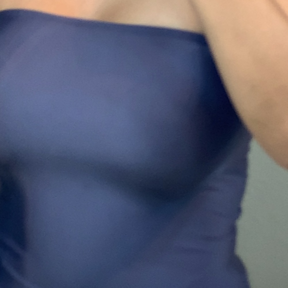 Grey strapless grey bodysuit